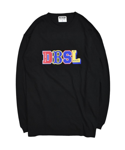 DOUBLE STEAL(ダブルスティール)の「スポーティーDBSL 長袖Tシャツ(Tシャツ/カットソー・メンズ・ブラック/ホワイト・MEDIUM/LARGE/X-LARGE)」の2枚目の写真