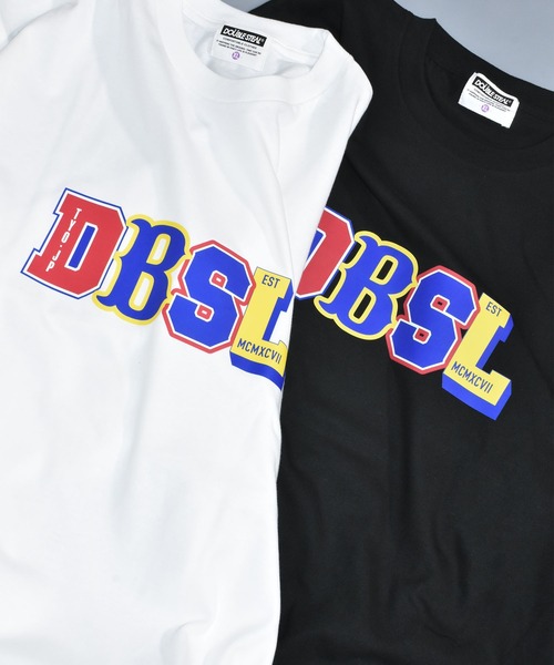 DOUBLE STEAL(ダブルスティール)の「スポーティーDBSL 長袖Tシャツ(Tシャツ/カットソー・メンズ・ブラック/ホワイト・MEDIUM/LARGE/X-LARGE)」の4枚目の写真