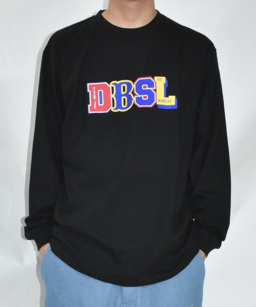 DOUBLE STEAL(ダブルスティール)の「スポーティーDBSL 長袖Tシャツ(Tシャツ/カットソー・メンズ・ブラック/ホワイト・MEDIUM/LARGE/X-LARGE)」の7枚目の写真