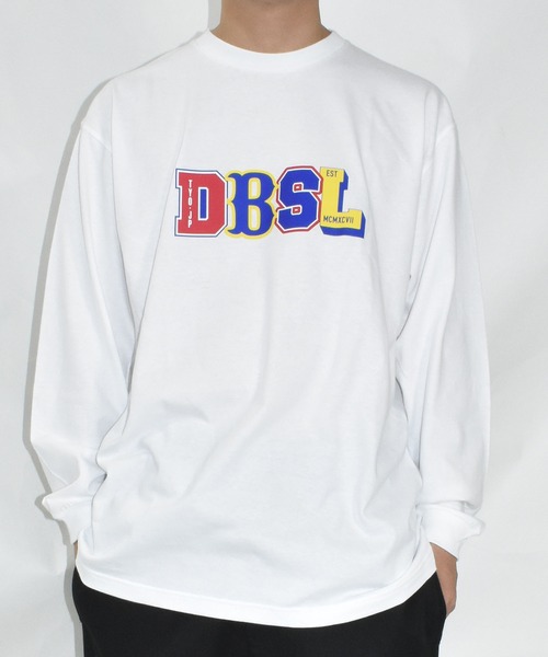 DOUBLE STEAL(ダブルスティール)の「スポーティーDBSL 長袖Tシャツ(Tシャツ/カットソー・メンズ・ブラック/ホワイト・MEDIUM/LARGE/X-LARGE)」の9枚目の写真