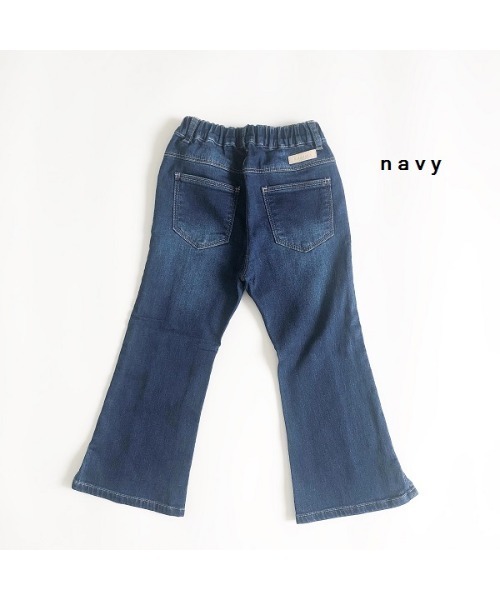 ニット風デニムフレアパンツ（デニムパンツ）｜L.COPECK