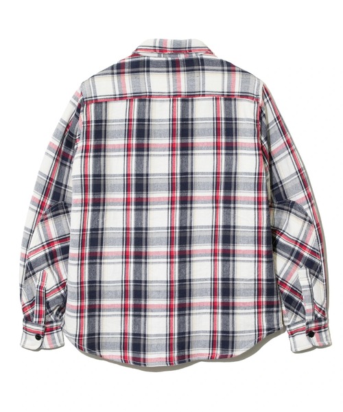 go slow caravan（ゴースローキャラバン）の「ALCARZA/アルカルザ　HEAVY FLANNEL CHECK WORK SHIRTS（シャツ/ブラウス・メンズ・ブラウン/オレンジ系その他/ホワイト/グレー/ホワイト系その他2/ロイヤルブルー・LARGE/X-LARGE/MEDIUM）」の16枚目の写真