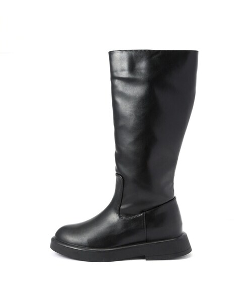 FREE'S MART（フリーズマート）の「インヒール入りミドルブーツ（ブーツ・レディース・ブラック・MEDIUM/SMALL）」の4枚目の写真