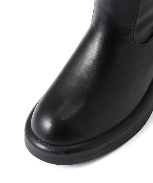 FREE'S MART（フリーズマート）の「インヒール入りミドルブーツ（ブーツ・レディース・ブラック・MEDIUM/SMALL）」の5枚目の写真