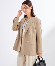 美肌✨green label relaxing　ダブルブレストジャケット金ボタン 美肌✨green label relaxing ダブルブレストジャケット金ボタン