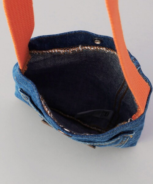 Wrangler(ラングラー)の「Wrangler/ラングラー MINI SHOULDER BAG / ミニショルダーバッグ / デニム / WA1007(ショルダーバッグ・レディース・ネイビー/ブルー・フリ-)」の10枚目の写真