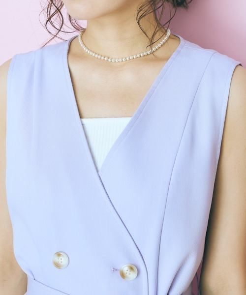 marun（マルン）の「＜大きいサイズ＞ 3wayスプリングコート marun（トレンチコート・レディース・パープル/ベージュ・LL/L/4L/3L/5L）」の21枚目の写真