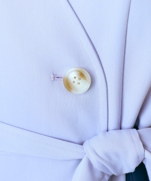 marun（マルン）の「＜大きいサイズ＞ 3wayスプリングコート marun（トレンチコート・レディース・パープル/ベージュ・LL/L/4L/3L/5L）」の22枚目の写真