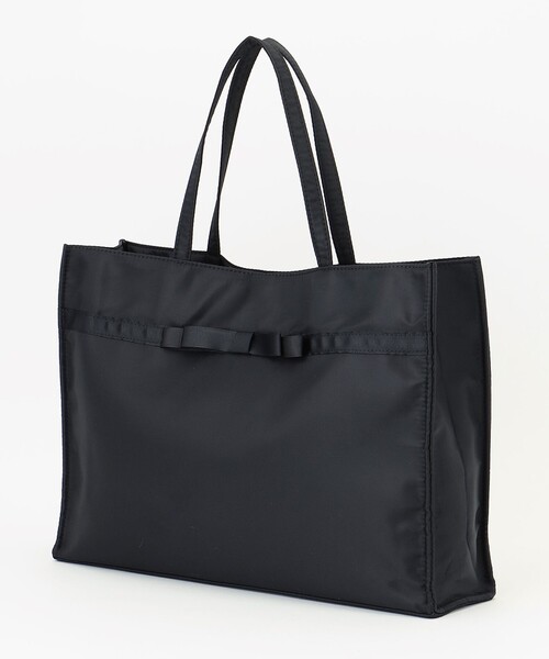 ANY（エニィ）の「リボンサブ 横型トートバッグ（トートバッグ・レディース・ブラック系・F）」の8枚目の写真