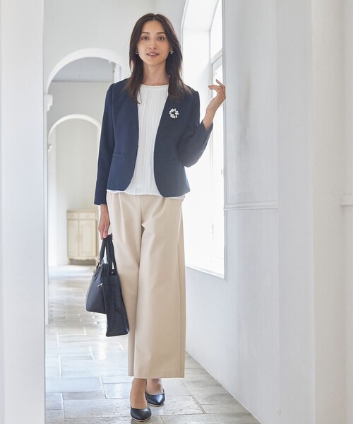 ANY（エニィ）の「リボンサブ 横型トートバッグ（トートバッグ・レディース・ブラック系・F）」の2枚目の写真