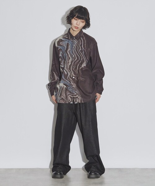 tk.TAKEO KIKUCHI(ティーケータケオキクチ)の「◆ヴィンテージライクワイドデニムパンツ(デニムパンツ・レディース・ホワイト/ブラック/ブラック系/ブラック系1/ブルー系/ブルー系1/ブルー系その他・66)」の21枚目の写真