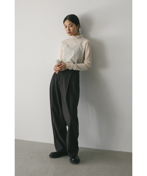 セール】チュールハイネックトップ（Tシャツ/カットソー）｜STYLEMIXER