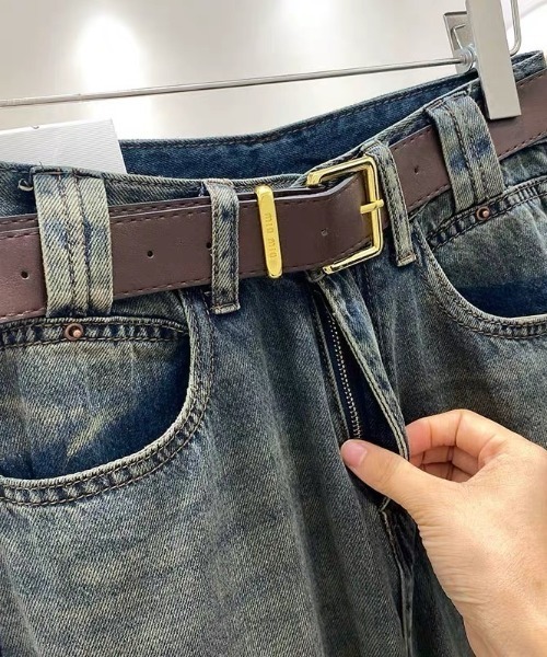 ALL RUNS（オールランズ）の「△Lowwaist loosefit denim/ローウエスト 
