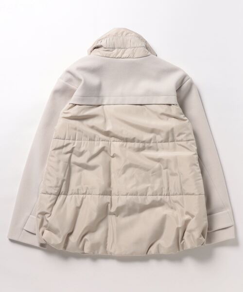 REAL CUBE（リアルキューブ）の「グログランリボン切替えカポックコート（その他アウター・レディース・アイボリー・FREE）」の7枚目の写真