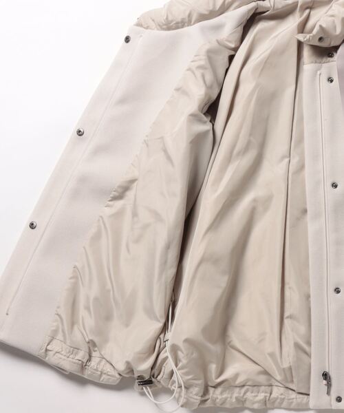 REAL CUBE（リアルキューブ）の「グログランリボン切替えカポックコート（その他アウター・レディース・アイボリー・FREE）」の8枚目の写真