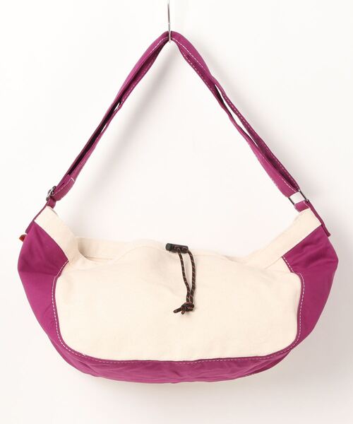 UNIVERSAL OVERALL(ユニバーサルオーバーオール)の「UNIVERSAL OVERALL / NEWS PAPER BAG / UVO-151(ショルダーバッグ・レディース・ネイビー/パープル/ベージュ/ブラウン/グレー/ブラック・ONESIZE)」の9枚目の写真