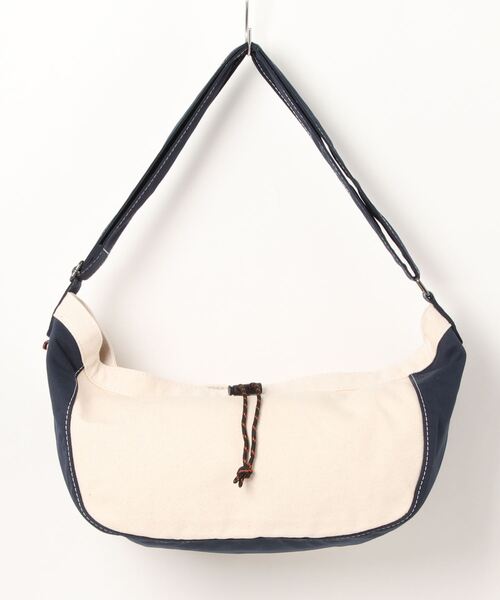 UNIVERSAL OVERALL(ユニバーサルオーバーオール)の「UNIVERSAL OVERALL / NEWS PAPER BAG / UVO-151(ショルダーバッグ・レディース・ネイビー/パープル/ベージュ/ブラウン/グレー/ブラック・ONESIZE)」の14枚目の写真