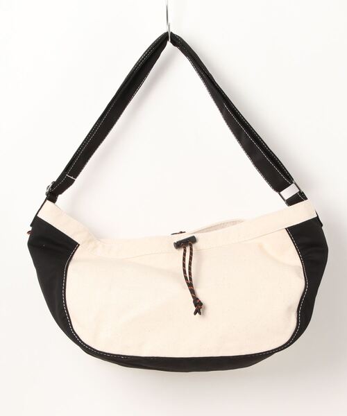 UNIVERSAL OVERALL(ユニバーサルオーバーオール)の「UNIVERSAL OVERALL / NEWS PAPER BAG / UVO-151(ショルダーバッグ・レディース・ネイビー/パープル/ベージュ/ブラウン/グレー/ブラック・ONESIZE)」の11枚目の写真