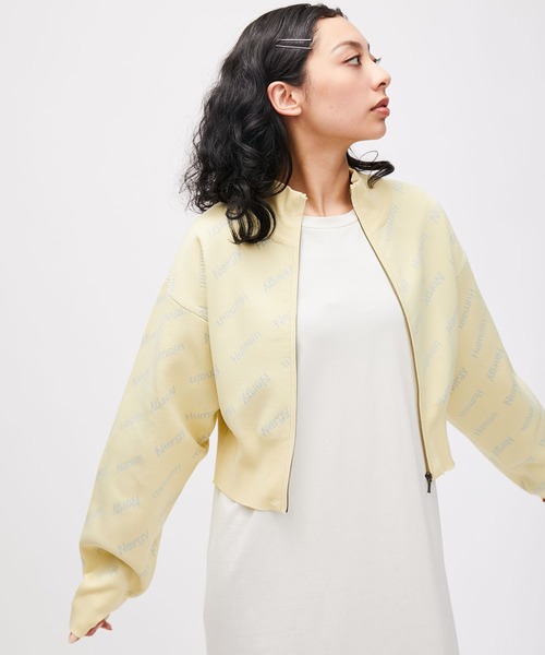 NERGY（ナージー）の「【UV】ジャガードニットジャケット（その他アウター・レディース・ブラック/ベージュ/イエロー・FREE）」の6枚目の写真