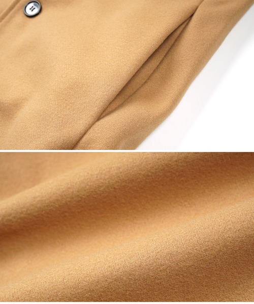 jiggys shop（ジギーズショップ）の「ウール混シングルコート チェスターコート（チェスターコート・メンズ・ネイビー/ブラック/ベージュ・MEDIUM/LARGE/X-LARGE）」の11枚目の写真