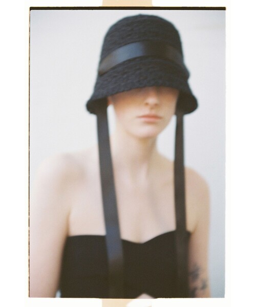 Ray BEAMS(レイビームス)の「リボン クロシェ ハット(ハット・レディース・ナチュラル/ブラック・ONE SIZE)」の4枚目の写真