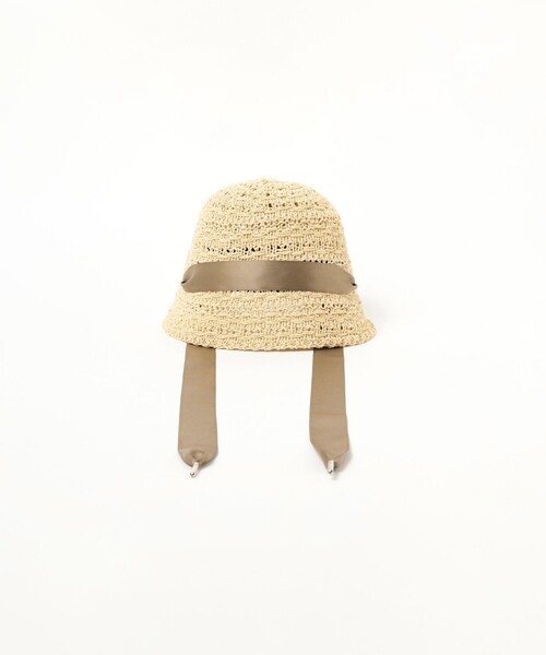 Ray BEAMS(レイビームス)の「リボン クロシェ ハット(ハット・レディース・ナチュラル/ブラック・ONE SIZE)」の17枚目の写真