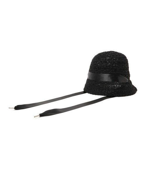 Ray BEAMS(レイビームス)の「リボン クロシェ ハット(ハット・レディース・ナチュラル/ブラック・ONE SIZE)」の21枚目の写真