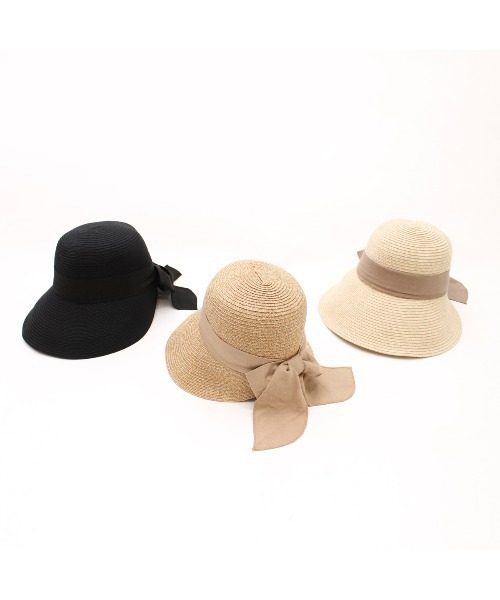 polka polka（ポルカポルカ）の「polka polka / ポルカポルカ ウォッシャブル 女優帽 ハット 434 277123 SDI（ハット・レディース・ベージュ/ナチュラル/ブラック・FREE）」の8枚目の写真