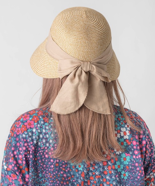 polka polka（ポルカポルカ）の「polka polka / ポルカポルカ ウォッシャブル 女優帽 ハット 434 277123 SDI（ハット・レディース・ベージュ/ナチュラル/ブラック・FREE）」の10枚目の写真