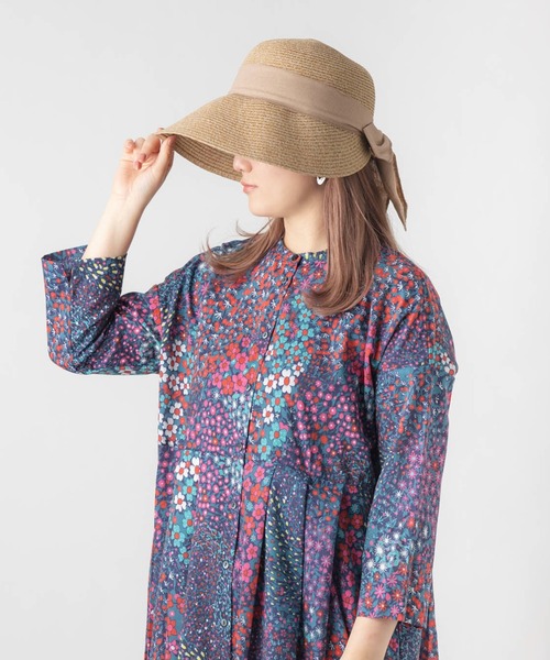 polka polka（ポルカポルカ）の「polka polka / ポルカポルカ ウォッシャブル 女優帽 ハット 434 277123 SDI（ハット・レディース・ベージュ/ナチュラル/ブラック・FREE）」の12枚目の写真