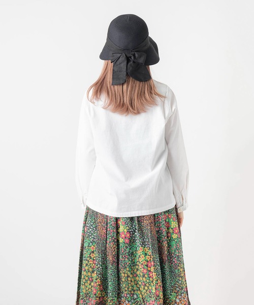 polka polka（ポルカポルカ）の「polka polka / ポルカポルカ ウォッシャブル 女優帽 ハット 434 277123 SDI（ハット・レディース・ベージュ/ナチュラル/ブラック・FREE）」の15枚目の写真