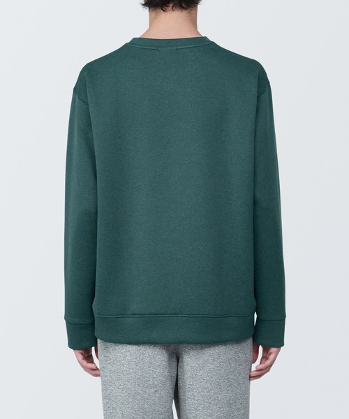 無印良品(ムジルシリョウヒン)の「〔MUJI WALKER〕紳士 UVカット乾きやすいスウェットシャツ(スウェット・メンズ・ダークグリーン/グレー系1/ブラック/オフホワイト・S/XL/L/M)」の13枚目の写真