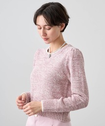 ANAYI（アナイ）の「ラメブークレクルーネック プルオーバー（ニット/セーター）」