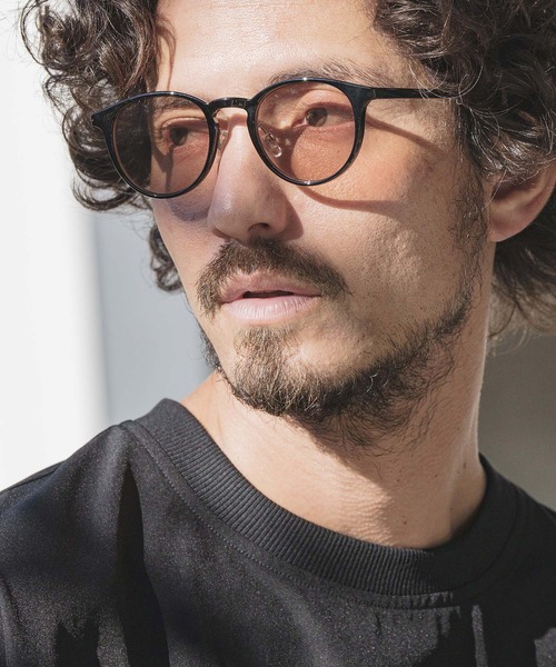 CAMBIO(カンビオ)の「mko11733- Well Balance Boston Sunglasses サングラス(サングラス・メンズ・チャコール/クリアブラック/オリーブ/ブラック系その他・FREE)」の1枚目の写真