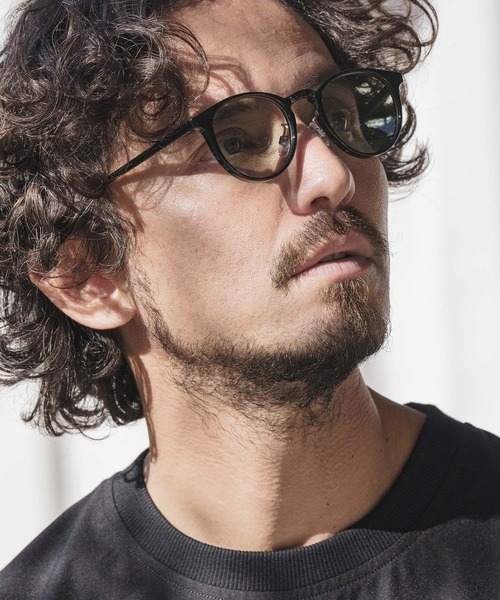 CAMBIO(カンビオ)の「mko11733- Well Balance Boston Sunglasses サングラス(サングラス・メンズ・チャコール/クリアブラック/オリーブ/ブラック系その他・FREE)」の4枚目の写真