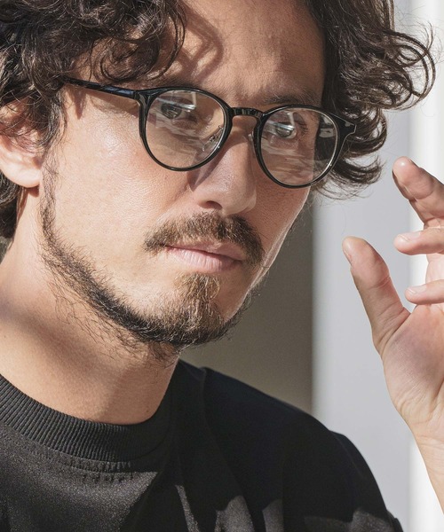 CAMBIO(カンビオ)の「mko11733- Well Balance Boston Sunglasses サングラス(サングラス・メンズ・チャコール/クリアブラック/オリーブ/ブラック系その他・FREE)」の2枚目の写真