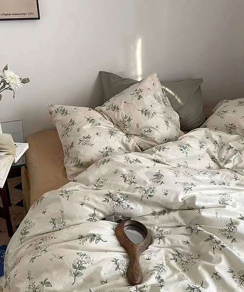 花柄ベッドカバーセット（枕カバー2個付き） xln_2_1.jpg