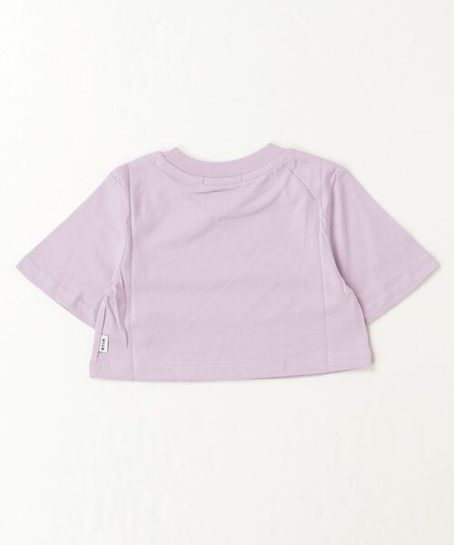 MSGM（エムエスジーエム）の「MSGM(エムエスジーエム)Kids & Junior ブランドロゴ半袖Tシャツカットソー（Tシャツ/カットソー・キッズ・ライラック/ピンク/アイボリー/ホワイト/ブラック・4Y/6Y/8Y/10Y/12Y/14Y）」の6枚目の写真