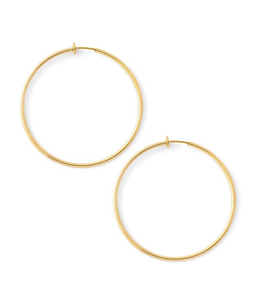 ANEMONE（アネモネ）の「メタルフープイヤリング（イヤリング・レディース・ゴールド/シルバー・FREE）」の3枚目の写真