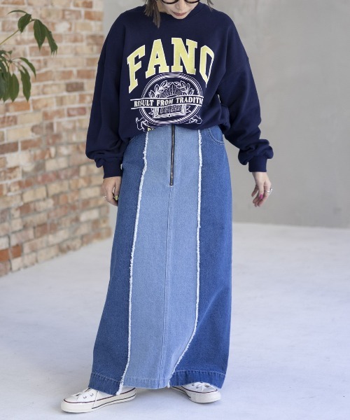 LEPSIM（レプシィム）の「BIGロゴスエット　104937（スウェット・レディース・ネイビー/レッド/オフホワイト/トップグレー・FREE）」の22枚目の写真