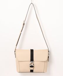 COACH メッセンジャーバッグ ホワイト/ネイビー COACH（コーチ）の「ベック メッセンジャー（メッセンジャー