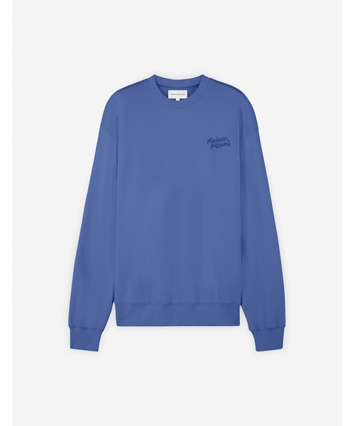 Maison Kitsune(メゾンキツネ)の「MAISON KITSUNE HANDWRITING COMFORT SWEATSHIRT(スウェット・メンズ・ネイビー系/ライトイエロー/ブラック×ホワイト・S/M/L/XL)」の7枚目の写真
