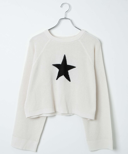WEGO(ウィゴー)の「■■■WEGO/スターラグランジャガードニット■■■(ニット/セーター・レディース・ブラック系その他/ホワイト・FREE)」の17枚目の写真