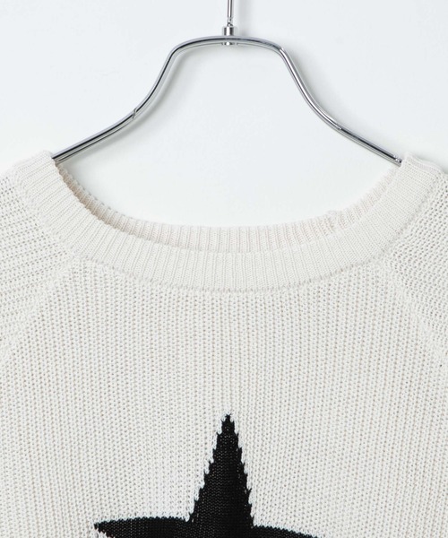 WEGO(ウィゴー)の「■■■WEGO/スターラグランジャガードニット■■■(ニット/セーター・レディース・ブラック系その他/ホワイト・FREE)」の20枚目の写真