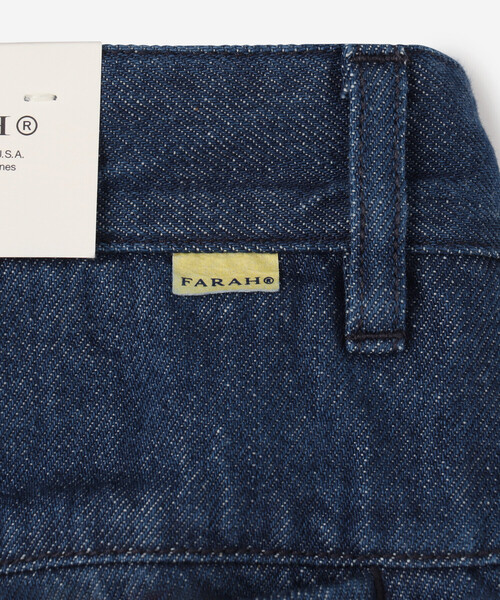 FARAH(ファーラー)の「FARAH | ツータック ワイドデニムパンツ MEN(デニムパンツ・メンズ・ブルー/インディゴブルー・34/32/30)」の11枚目の写真