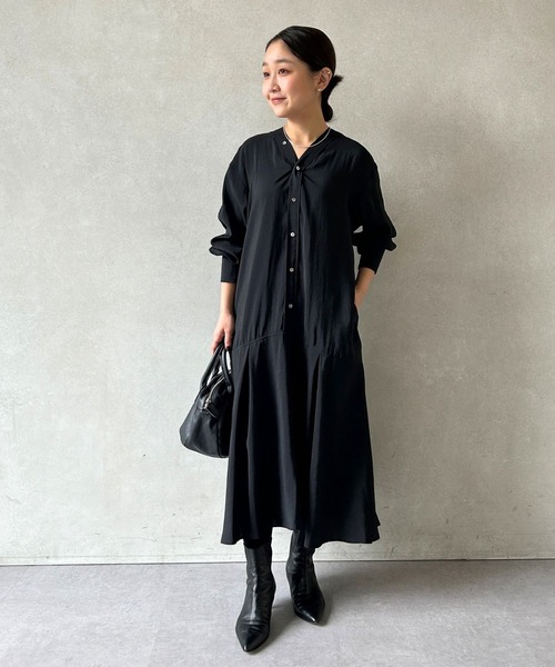 美品BEARDSLEYビアズリーゆったり羽織り24SSオーバーシャツワンピース♪ カラーレスシャツワンピース | BEARDSLEY(ビアズリー)レディース