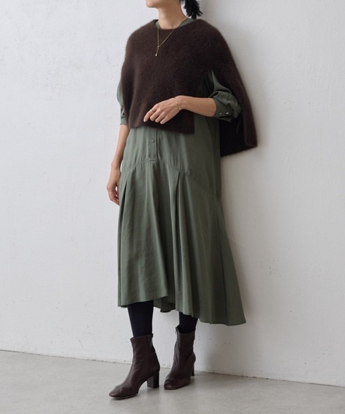 BEARDSLEY（ビアズリー）の「《LIVETART》カラーレスシャツワンピース