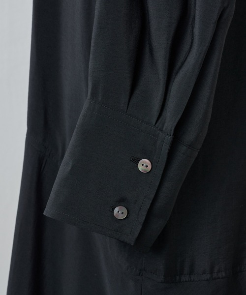 セール】《LIVETART》カラーレスシャツワンピース（ワンピース