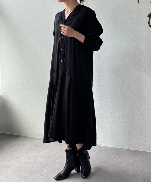 BEARDSLEY（ビアズリー）花柄キュプラワンピース｜美品 BEARDSLEY（ビアズリー）の「花柄ギャザーワンピース