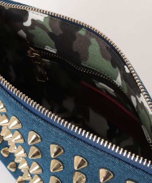 RiNc （リンク）の「【 GLAM JAM / グラムジャム 】 ONIスタッズ ショルダーポーチ / Mサイズ（ショルダーバッグ・レディース・グレー/ブルー/レッド/モカ/その他1/その他2/カーキ/ブルー系その他/ホワイト/ブラック系その他・M）」の18枚目の写真